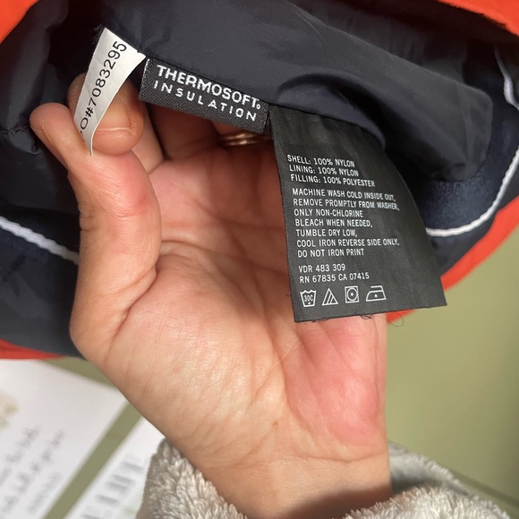 Nautica Orange with reflective stripes Performance Jacket Sz M - Picture 8 of 12